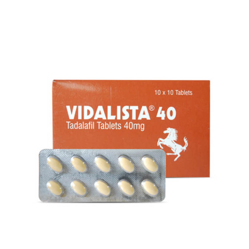 Vidalista 40mg 犀利士學名藥｜高劑量他達拉非 36小時持久 10顆裝